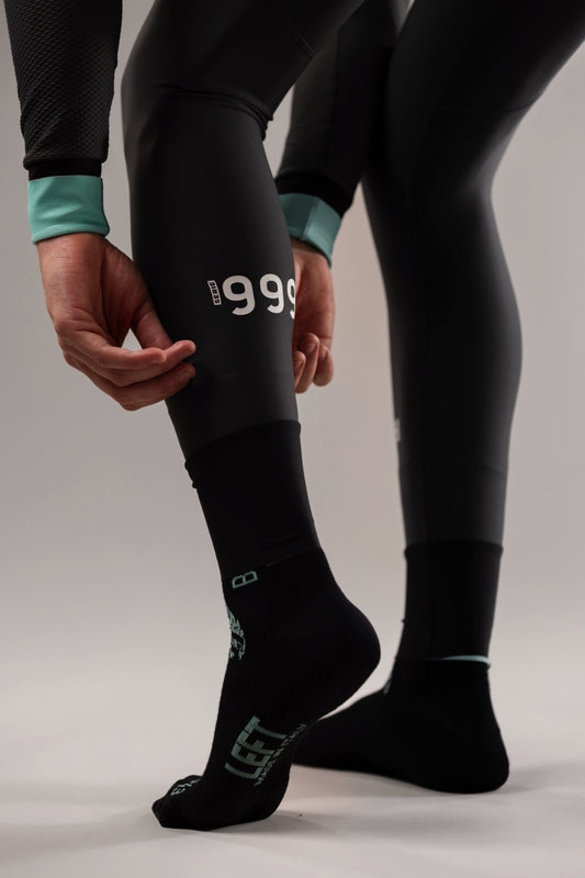 Bianchi Milano Winter Insulated Socks Black Celeste