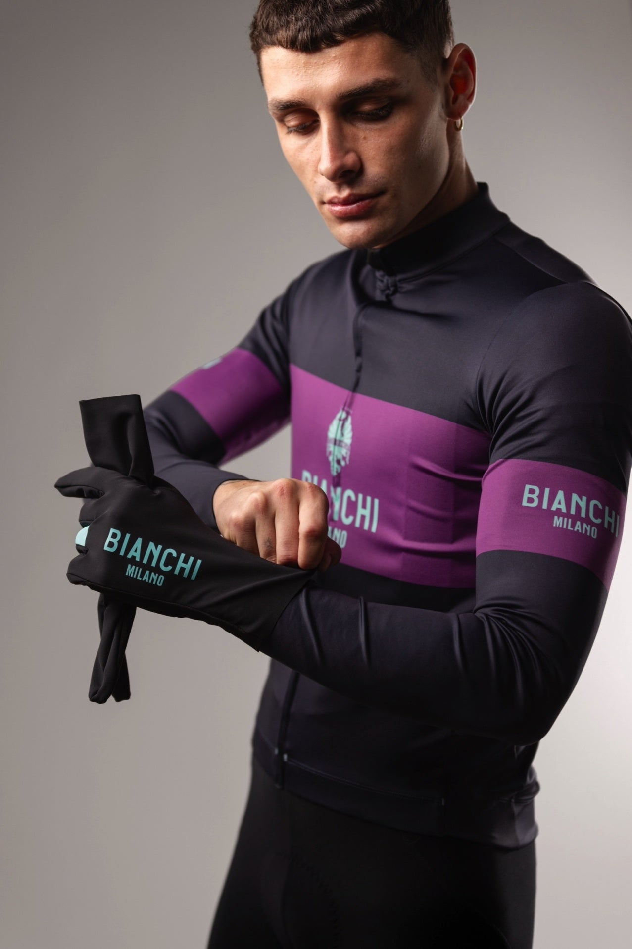 Bianchi Road Winter Gloves