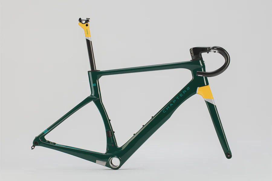 Chapter2 KOKO - Frameset BRG + Yellow w/Silver