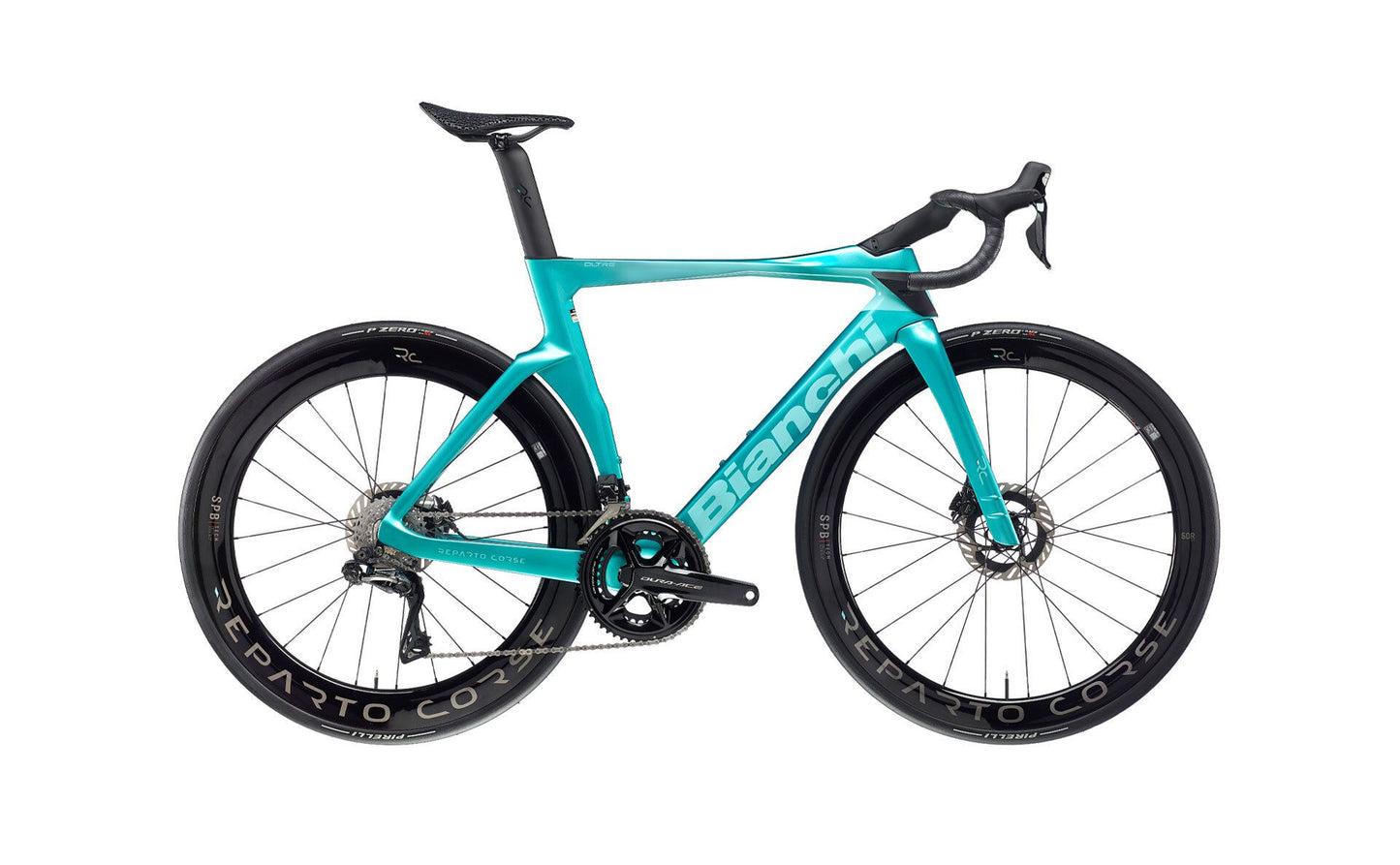 Bianchi Oltre RC Dura-Ace Di2 ZE - Metallic Celeste / CK16 Full Glossy MY25