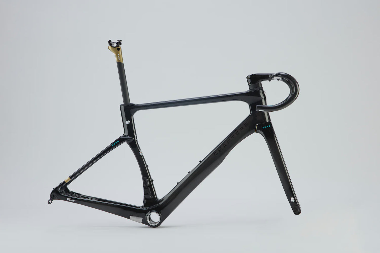 Chapter2 KOKO - Frameset Black + UD w/Gold (Koura)