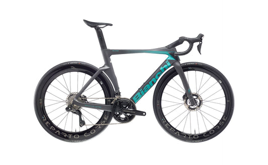 Bianchi Oltre RC Red eTap AXS ZW - Carbon UD / Metallic Celeste Full Matt MY25