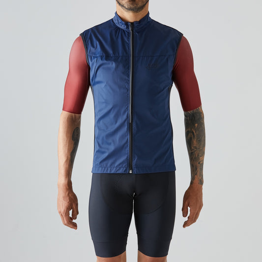 Givelo Windproof Quick-Free Gilet Blue Men