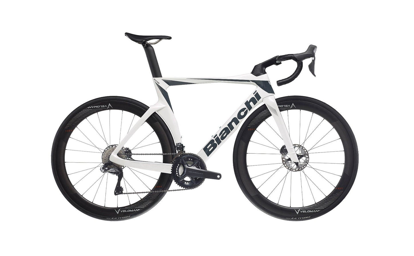 Bianchi Oltre Comp Ultegra Di2 XG - White / Graphite Full Glossy