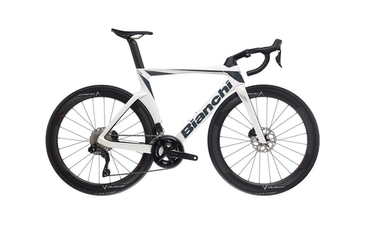 Bianchi Oltre Comp 105 Di2 XG - White / Graphite Full Glossy