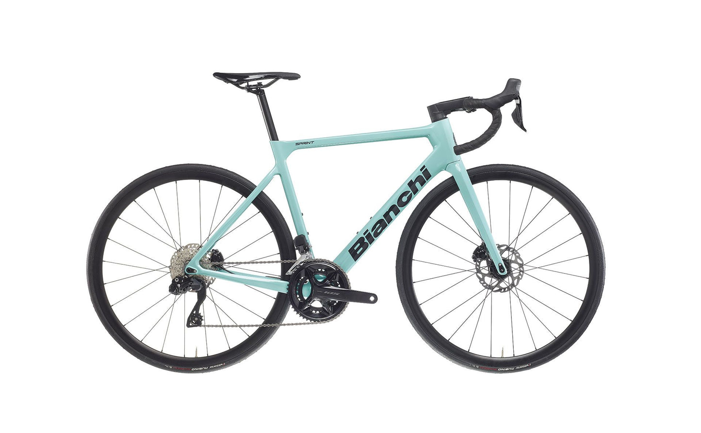 Bianchi Sprint 105 Di2 SX - CK16 / Black Full Glossy