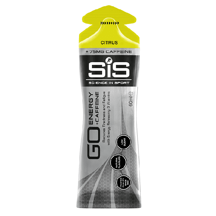 SIS GO PLUS CAFFEINE ENERGY GELS 60ML CITRUS